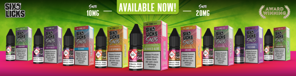 Six Licks Nikotinsalz Liquids